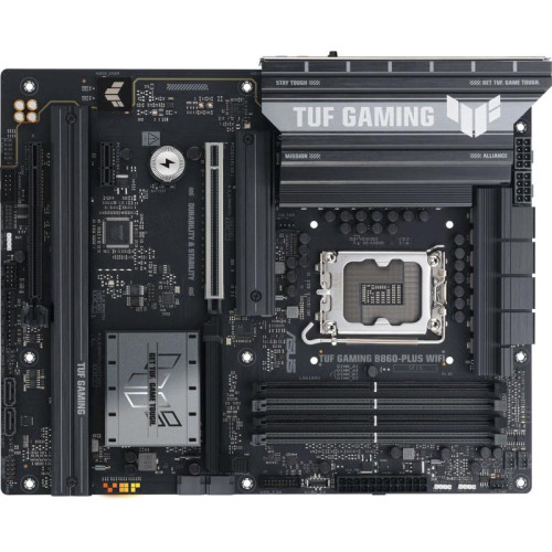 Материнская плата Asus TUF GAMING B860-PLUS WIFI Soc-1851 Intel B860 4xDDR5 ATX AC`97 8ch(7.1) 2.5Gg RAID+HDMI+DP