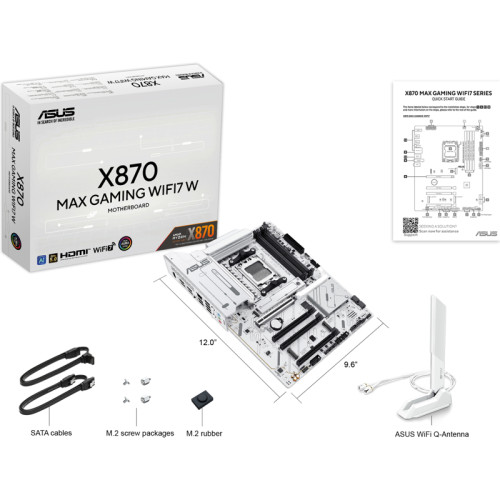 Материнская плата/ X870 MAX GAMING WIFI7 W