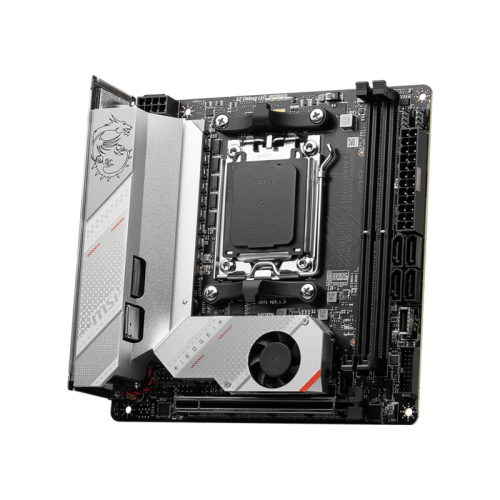 Материнская плата MB MSI AMD B650 sAM5, 2xDDR5(128GB), HDMI 2.1, 1xPCIe 4.0x16, 1xLAN (2.5GbE), Wi-Fi, BT, 4xSATA 6Gb/s, 2xM.2, 1xUSB-C, 5xUSB 3.2, mini ITX