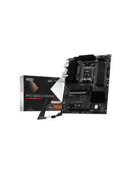 Материнская плата MSI PRO B850-S WIFI6E SocketAM5 AMD B850 4xDDR5 ATX AC`97 8ch(7.1) 2.5Gg RAID+HDMI+DP