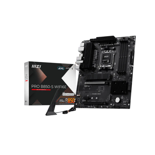 Материнская плата MSI PRO B850-S WIFI6E SocketAM5 AMD B850 4xDDR5 ATX AC`97 8ch(7.1) 2.5Gg RAID+HDMI+DP