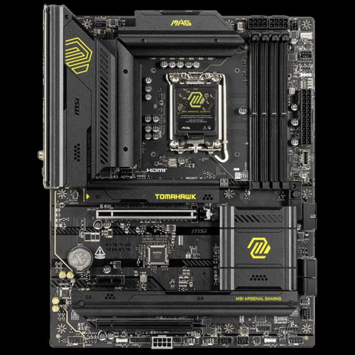 Материнская плата MSI MAG B860 TOMAHAWK WIFI Soc-1851 Intel B860 4xDDR5 ATX AC`97 8ch(7.1) 5Gigabit RAID+HDMI+DP