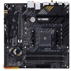 Материнская плата ASUS TUF GAMING B550M-PLUS WIFI II Soc-AM4 AMD B550 4xDDR4 mATX AC`97 8ch(7.1) 2.5Gg RAID+HDMI+DP [TUF GAMING B550M-PLUS WIFI II]
