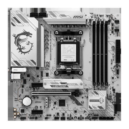 Материнская плата MSI B850M GAMING PLUS WIFI6E SocketAM5 AMD B850 4xDDR5 mATX AC`97 8ch(7.1) 2.5Gg RAID+HDMI+DP