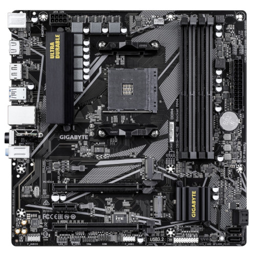 Материнская плата Gigabyte B550M DS3H AC R2 Soc-AM4 AMD B550 4xDDR4 mATX AC`97 8ch(7.1) GbLAN RAID+HDMI+DP Материнская плата Gigabyte B550M DS3H AC R2 Soc-AM4 AMD B550 4xDDR4 mATX AC`97 8ch(7.1) GbLAN RAID+HDMI+DP