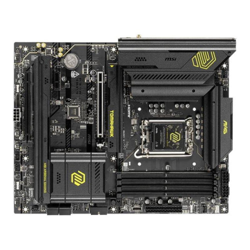 Материнская плата MSI MAG B860 TOMAHAWK WIFI Soc-1851 Intel B860 4xDDR5 ATX AC`97 8ch(7.1) 5Gigabit RAID+HDMI+DP