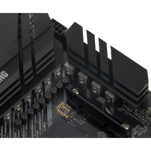 Материнская плата ASUS TUF GAMING B550M-PLUS Soc-AM4 AMD B550 4xDDR4 mATX AC`97 8ch(7.1) 2.5Gg RAID+HDMI+DP [TUF GAMING B550M-PLUS]