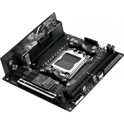 Материнская плата Asus ROG STRIX X870-I GAMING WIFI SocketAM5 AMD X870 2xDDR5 mini-ITX AC`97 8ch(7.1) 2.5Gg RAID+HDMI Материнская плата Asus ROG STRIX X870-I GAMING WIFI SocketAM5 AMD X870 2xDDR5 mini-ITX AC`97 8ch(7.1) 2.5Gg RAID+HDMI