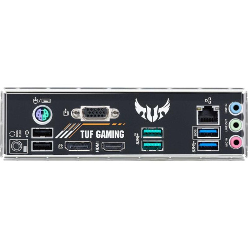 Материнская плата ASUS TUF GAMING B550M-E Soc-AM4 AMD B550 4xDDR4 mATX AC`97 8ch(7.1) GbLAN RAID+VGA+HDMI+DP [TUF GAMING B550M-E]