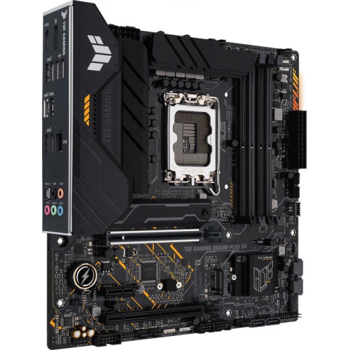 Материнская плата Asus TUF GAMING B660M-PLUS D4 Soc-1700 Intel B660 4xDDR4 mATX AC`97 8ch(7.1) 2.5Gg RAID+HDMI+DP