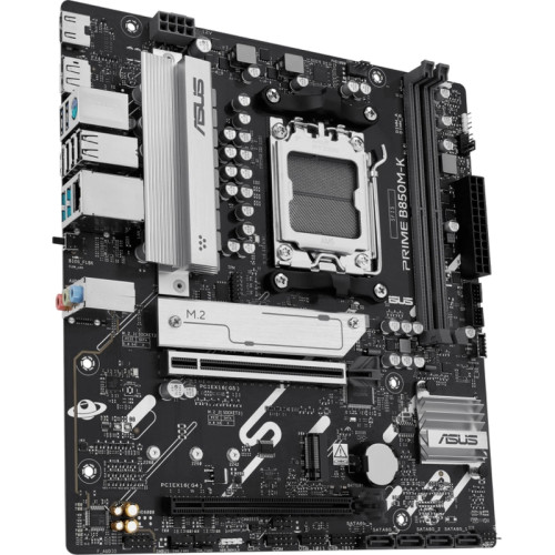 Материнская плата Asus PRIME B850M-K SocketAM5 AMD B850 2xDDR5 mATX AC`97 8ch(7.1) 2.5Gg RAID+HDMI+DP