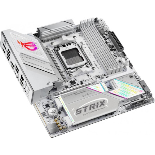 Материнская плата Asus ROG STRIX B850-G GAMING WIFI SocketAM5 AMD B850 4xDDR5 mATX AC`97 8ch(7.1) 2.5Gg RAID+HDMI+DP