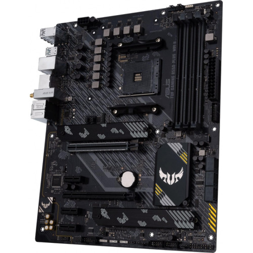 Материнская плата ASUS TUF GAMING B550-PLUS WIFI II Soc-AM4 AMD B550 4xDDR4 ATX AC`97 8ch(7.1) 2.5Gg RAID+HDMI+DP [TUF GAMING B550-PLUS WIFI II]