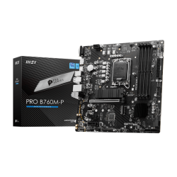 Материнская плата MB MSI INTEL B760 s1700, 4xDDR5(256GB), D-SUB/HDMI 2.1/DP, 1xPCIe 4.0x16, 2xPCIe 4.0, 1xLAN, 4xSATA 6Gb/s, 2xM.2, 1xUSB-C, 1xUSB 3.2, 4xUSB 2.0, 2xPS/2, mATX