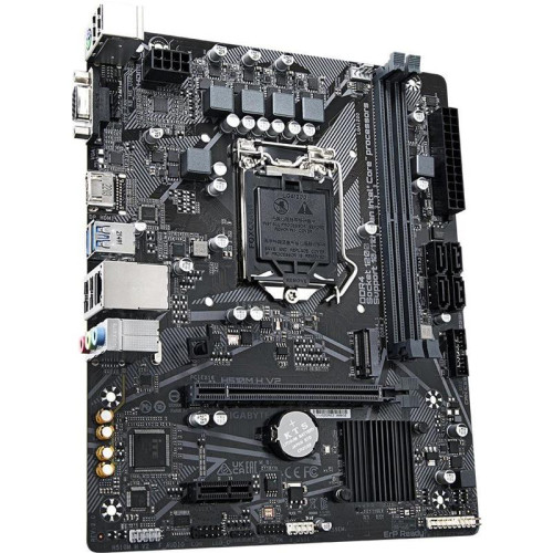 Материнская плата Gigabyte H510M H V2 2.0 Soc-1200 Intel Q470 2xDDR4 mATX AC`97 8ch(7.1) GbLAN+VGA+HDMI