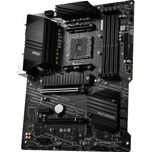 Материнская плата/ MB MSI AMD B550 sAM4, 4xDDR4(128GB), HDMI 2.1/DP, 1xPCIe 4.0x16, 1xPCIe 3.0x16, 2xPCIe 3.0, 1xLAN, 6xSATA 6Gb/s, 2xM.2, 1xUSB-C, 3xUSB 3.2, 4xUSB 2.0, 1xPS/2, ATX