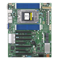 Материнская плата SuperMicro MBD-H12SSL-I-B Intelligent Platform Management Interface, Single AMD EPYC™ 7003/7002 Series Processor,2TB Registered ECC DDR4 3200MHz SDRAM in 8 DIMMs,5 PCI-E 4.0 x16,2 PCI-E 4.0 x8,8 SATA3, 2 M.2