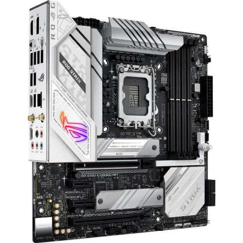 Материнская плата ASUS ROG STRIX B760-G GAMING WIFI Soc-1700 Intel B760 4xDDR5 mATX AC`97 8ch(7.1) 2.5Gg RAID+HDMI+DP [ROG STRIX B760-G GAMING WIFI]