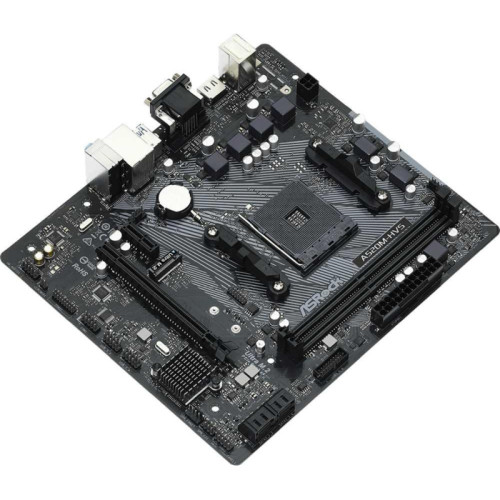 Материнская плата Asrock A520M-HVS Soc-AM4 AMD A520 2xDDR4 mATX AC`97 8ch(7.1) GbLAN RAID+VGA+HDMI [A520M-HVS]