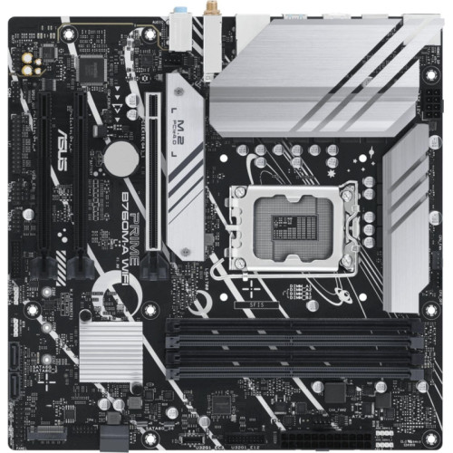 Материнская плата ASUS PRIME B760M-A WIFI Soc-1700 Intel B760 4xDDR5 mATX AC`97 8ch(7.1) 2.5Gg RAID+HDMI+DP [PRIME B760M-A WIFI]