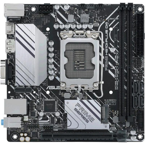 Материнская плата ASUS PRIME H610I-PLUS D4-CSM Soc-1700 Intel H610 2xDDR4 mini-ITX AC`97 8ch(7.1) GbLAN+VGA+HDMI+DP [PRIME H610I-PLUS D4-CSM]