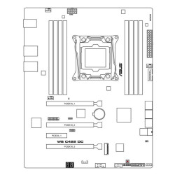 Материнская плата ASUS WS C422 DC LGA2066 ATX 8xDDR4 3xPCIEx16 PCIEx4 M.2 VGA GLAN (90SB08J0-M0XBN1)