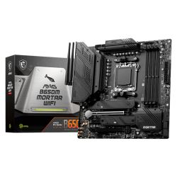 Материнская плата MB MSI AMD B650 sAM5, 4xDDR5(256GB), HDMI 2.1/DP, 2xPCIe 4.0x16, 1xPCIe 3.0, 1xLAN (2.5GbE), Wi-Fi, BT, 6xSATA 6Gb/s, 2xM.2, 1xUSB-C, 7xUSB 3.2, mATX