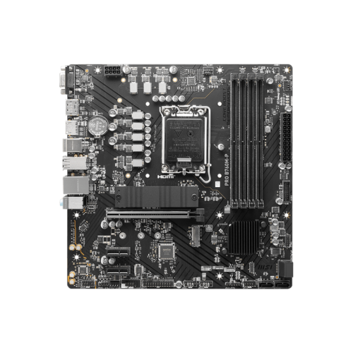 Материнская плата/ MB MSI INTEL B760 s1700, 4xDDR5(256GB), D-SUB/HDMI 2.1/DP, 1xPCIe 4.0x16, 2xPCIe 4.0, 1xLAN, 4xSATA 6Gb/s, 2xM.2, 1xUSB-C, 1xUSB 3.2, 4xUSB 2.0, 2xPS/2, mATX