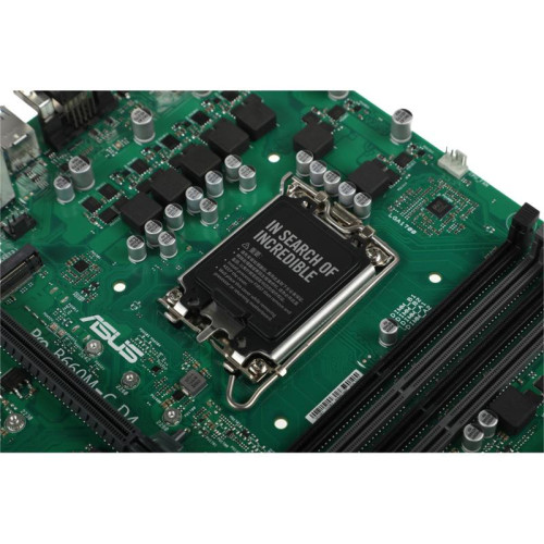 Материнская плата Asus PRO B660M-C D4-CSM Soc-1700 Intel B660 4xDDR4 mATX AC`97 8ch(7.1) GbLAN RAID+VGA+HDMI+DP