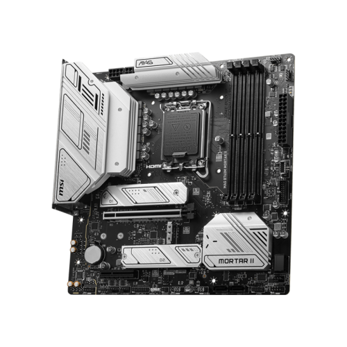 Материнская плата MB MSI INTEL B760 s1700, 4xDDR5(256GB), HDMI 2.1/DP, 1xPCIe 5.0x16, 1xPCIe 3.0x4, 1xLAN (2.5GbE), 4xSATA 6Gb/s, 3xM.2, 1xUSB-C, 3xUSB 3.2, 4xUSB 2.0, mATX