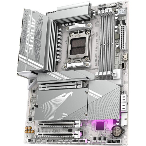 Материнская плата Gigabyte X870 A ELITE WF7 ICE SocketAM5 AMD X870 4xDDR5 ATX AC`97 8ch(7.1) 2.5Gg RAID+HDMI [X870 A ELITE WF7 ICE]