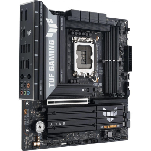 Материнская плата Asus TUF GAMING B860M-PLUS WIFI Soc-1851 Intel B860 4xDDR5 mATX AC`97 8ch(7.1) 2.5Gg RAID+HDMI+DP Материнская плата Asus TUF GAMING B860M-PLUS WIFI Soc-1851 Intel B860 4xDDR5 mATX AC`97 8ch(7.1) 2.5Gg RAID+HDMI+DP