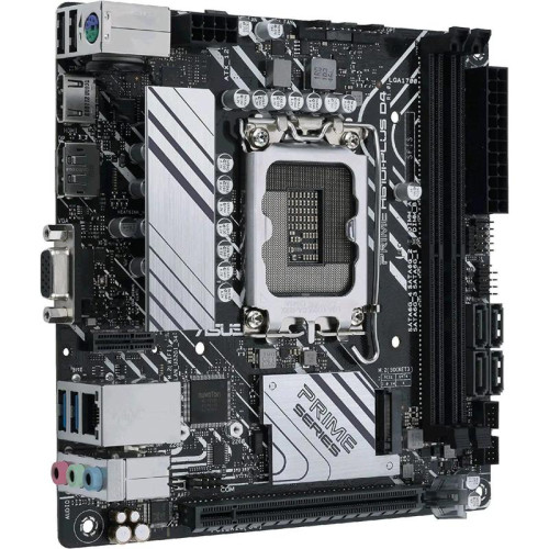Материнская плата ASUS PRIME H610I-PLUS D4-CSM Soc-1700 Intel H610 2xDDR4 mini-ITX AC`97 8ch(7.1) GbLAN+VGA+HDMI+DP [PRIME H610I-PLUS D4-CSM]