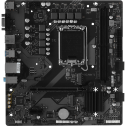 Материнская плата Gigabyte B760M E Soc-1700 Intel B760 2xDDR5 mATX AC`97 8ch(7.1) GbLAN RAID+VGA+HDMI+DP