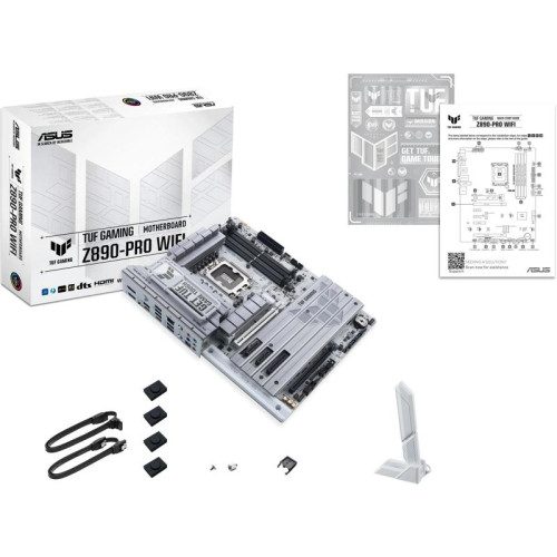 Материнская плата Asus TUF GAMING Z890-PRO WIFI Soc-1851 Intel Z890 4xDDR5 ATX AC`97 8ch(7.1) 2.5Gg RAID+HDMI+DP