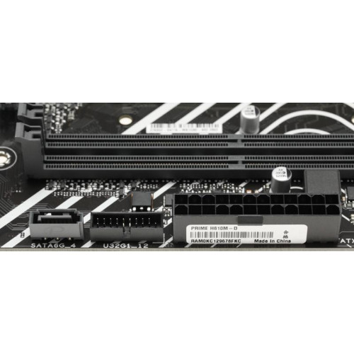Материнская плата ASUS PRIME H610M-D Soc-1700 Intel H610 2xDDR5 mATX AC`97 8ch(7.1) GbLAN+VGA+HDMI [PRIME H610M-D]
