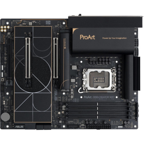 Материнская плата Asus PROART Z890-CREATOR WIFI Soc-1851 Intel Z890 4xDDR5 ATX AC`97 8ch(7.1) 1 x 10Gigabit + 1 x 2.5Gigabit RAID+HDMI+DP
