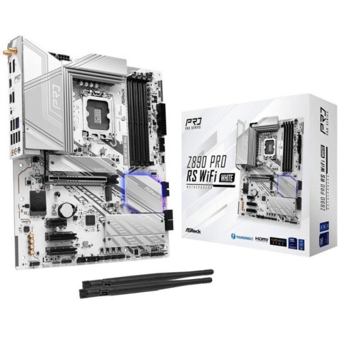 Материнская плата ASRock Z890 PRO RS WIFI WHITE, RTL