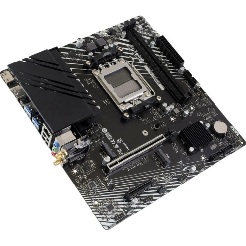 Материнская плата Biostar B850MT2-E DJ SocketAM5 AMD B850 2xDDR5 mATX AC`97 8ch(7.1) 2.5Gg RAID+HDMI+DP