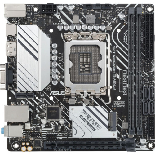 Материнская плата ASUS PRIME H610I-PLUS-CSM Soc-1700 Intel H610 2xDDR5 mini-ITX AC`97 8ch(7.1) GbLAN+VGA+HDMI+DP [PRIME H610I-PLUS-CSM]