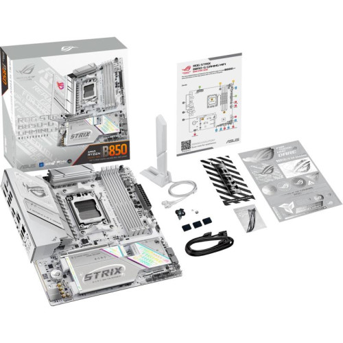Материнская плата Asus ROG STRIX B850-G GAMING WIFI SocketAM5 AMD B850 4xDDR5 mATX AC`97 8ch(7.1) 2.5Gg RAID+HDMI+DP