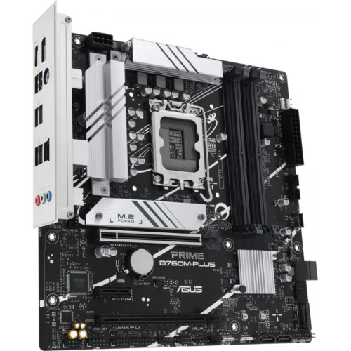 Материнская плата ASUS PRIME B760M-PLUS Soc-1700 Intel B760 4xDDR5 mATX AC`97 8ch(7.1) 2.5Gg RAID+HDMI+DP [PRIME B760M-PLUS]