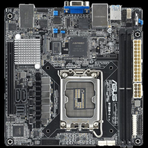 Материнская плата ASUS P13R-I LGA1700 mini-ITX 2xDDR5 PCIEx16 M.2 VGA 2xGLAN