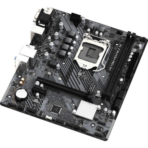 Материнская плата Asrock H510M-HDV/M.2 SE Soc-1200 Intel H470 2xDDR4 mATX AC`97 8ch(7.1) GbLAN+VGA+DVI+HDMI [H510M-HDV/M.2 SE]