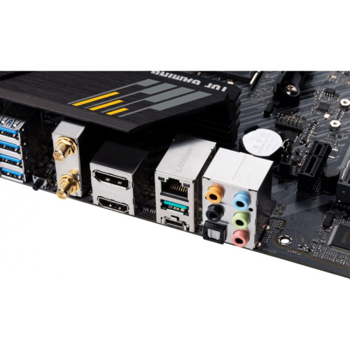 Материнская плата ASUS TUF GAMING B550M-PLUS WIFI II Soc-AM4 AMD B550 4xDDR4 mATX AC`97 8ch(7.1) 2.5Gg RAID+HDMI+DP [TUF GAMING B550M-PLUS WIFI II]