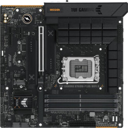 Материнская плата ASUS TUF GAMING B760M-PLUS WIFI II Soc-1700 Intel B760 4xDDR5 mATX AC`97 8ch(7.1) 2.5Gg RAID+HDMI+DP [TUF GAMING B760M-PLUS WIFI II]