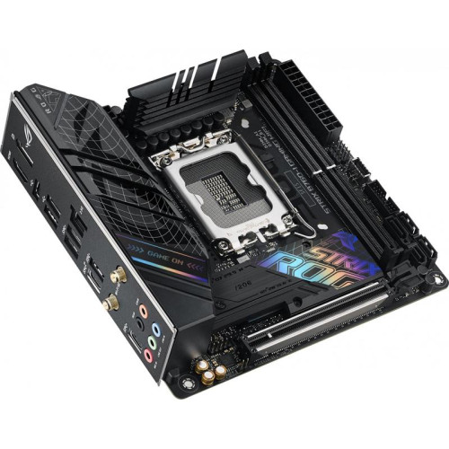 Материнская плата ASUS ROG STRIX B760-I GAMING WIFI Soc-1700 Intel B760 2xDDR5 mini-ITX AC`97 8ch(7.1) 2.5Gg RAID+HDMI+DP [ROG STRIX B760-I GAMING WIFI]