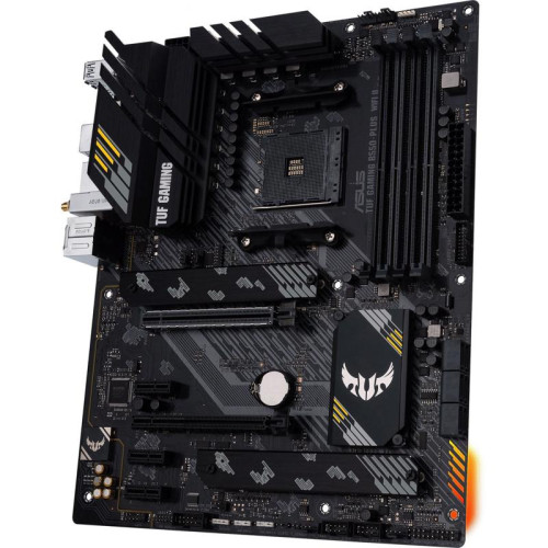Материнская плата ASUS TUF GAMING B550-PLUS WIFI II Soc-AM4 AMD B550 4xDDR4 ATX AC`97 8ch(7.1) 2.5Gg RAID+HDMI+DP [TUF GAMING B550-PLUS WIFI II]