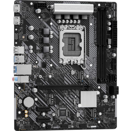 Материнская плата Asrock B760M-H2/M.2 Soc-1700 Intel B760 2xDDR5 mATX AC`97 8ch(7.1) 2.5Gg RAID+HDMI [B760M-H2/M.2]