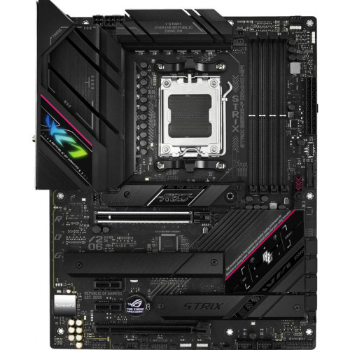 Материнская плата ASUS ROG STRIX B650E-F GAMING WIFI SocketAM5 AMD B650 4xDDR5 ATX AC`97 8ch(7.1) 2.5Gg RAID+HDMI+DP [ROG STRIX B650E-F GAMING WIFI]